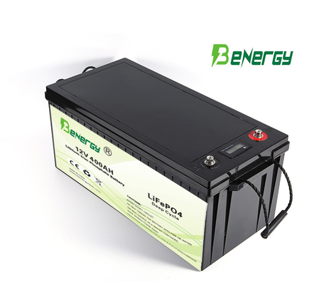 400AH 12 Volt Lifepo4 Baterai Paket Dengan Fungsi Bluetooth Untuk RV Surya