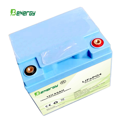 Paket Baterai IP65 Plastik 12v Lifepo4 40Ah Ev Li Ion Silinder Baterai
