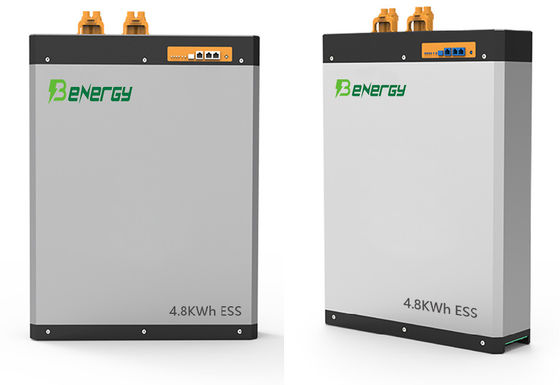 Powerwall 4.8KWH Baterai Penyimpanan Energi Rumah 3.6KW IP64 Dengan Remote Control