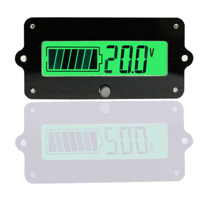 Lifepo4 SOC Coulometer Indikator Baterai 8-80Volt 50A